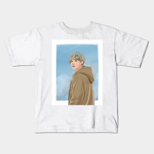 BTS Min Yoongi GCF Suga Fanart Kids T-Shirt